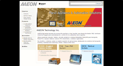 Desktop Screenshot of aaeon.es