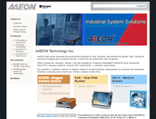 Tablet Screenshot of aaeon.es
