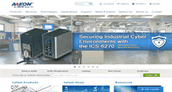 Desktop Screenshot of aaeon.com